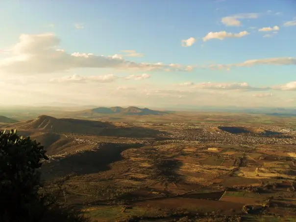 Valle desde las alturas.